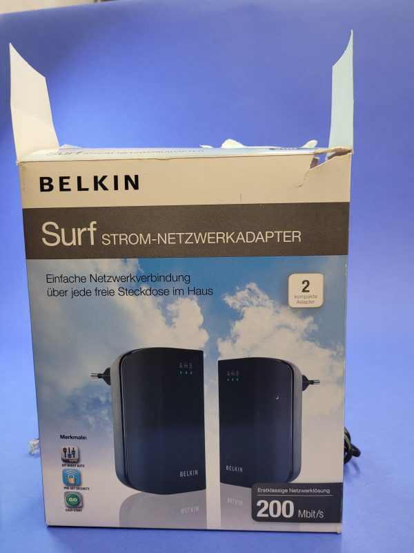 Belkin Surf Powerline AV (F5D4077) Stromnetzwerkadapter