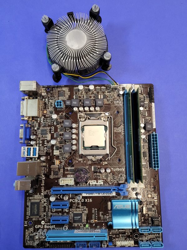 ASUS P8H81-M mit Intel Core i3-2100 & Lüfter