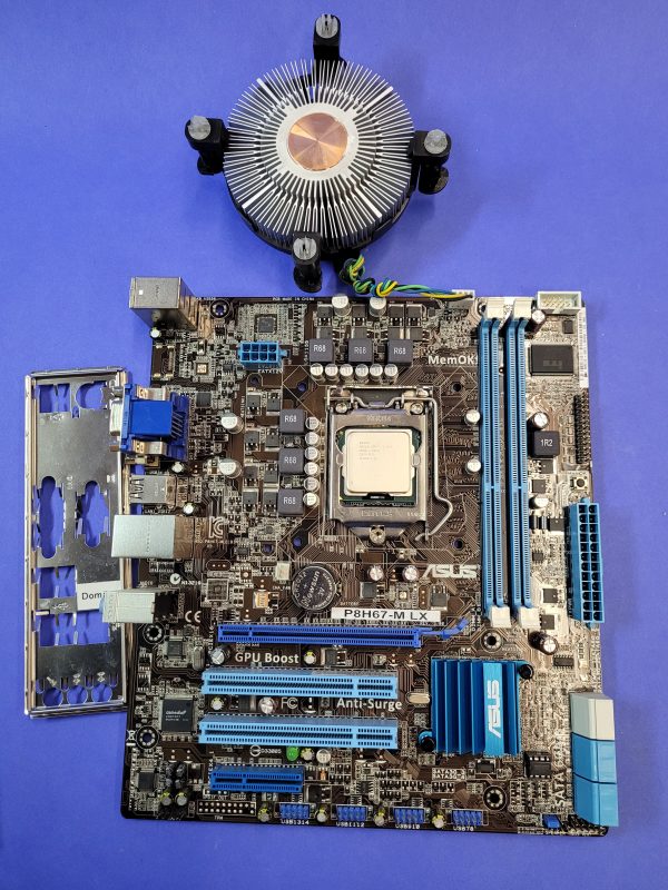 ASUS P8H67-M LX mit Intel Core i5-2400 & Lüfter