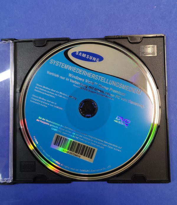 Samsung Systemwiederherstellungsmedium – Windows Vista Home Premium (DVD) – Bild 2