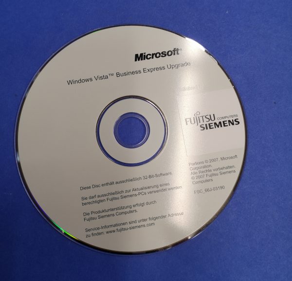 Microsoft Windows Vista Business Express Upgrade