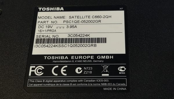 Toshiba Satellite C660-2QH – 15,6" Allround-Notebook – Bild 2