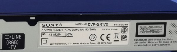 Sony DVP-SR170 DVD-Player – Bild 2