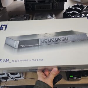 LevelOne KVM-1620 Switch – 16-Port OSD KVM USB/PS2 – Neu & OVP
