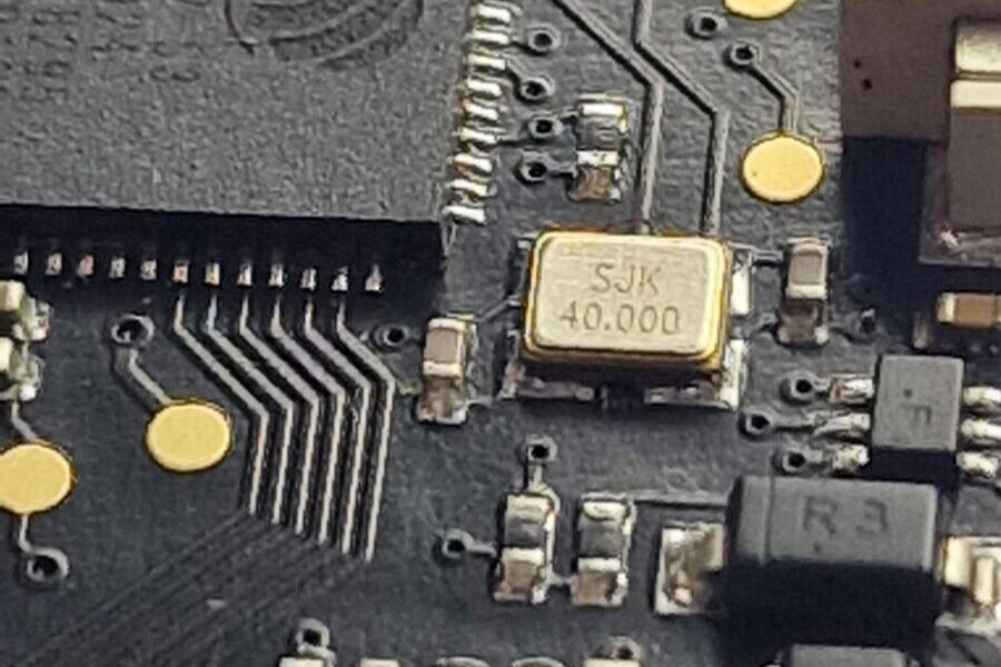 Mainboard-Detail mit Chip